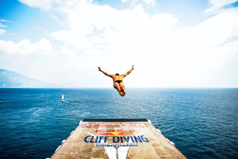 Red Bull plongeon